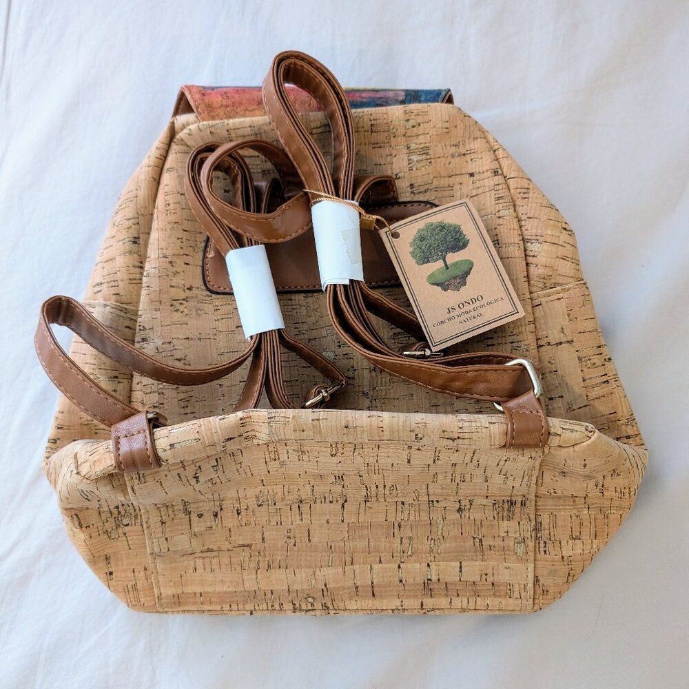 Authentic Spanish cork bag from local Spain boutique - Picture 2 of 3